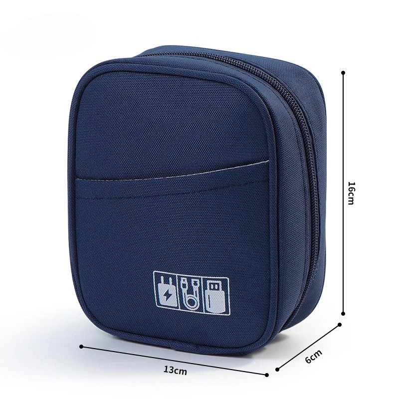 New Fashion Travel Storage Bag Portable Digital Product Storage Bag USB Data Cable Organizer Headset Charging Treasure Box Bag