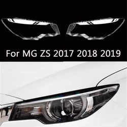 For MG ZS 2017 2018 2019 front Car Headlight Cover Lens Shell Lampcover Lampshade Headlamp housing