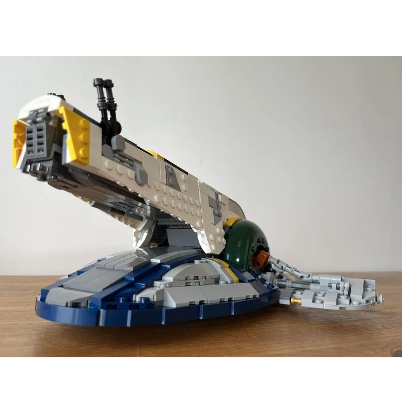

MOC-92971New Style Django Slave Spaceship Battleship Building Block Model1464Parts MOC Creative Boy Children's Birthday Toy Gift
