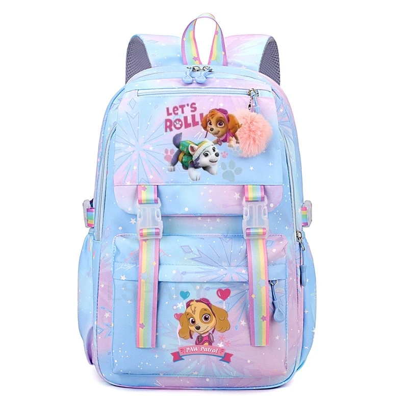 Paw Patrol Cartoon Large capacity Waterproof Backpack for School Kawaii Anime cosplay bag Travel Bag School Student Girl Gift