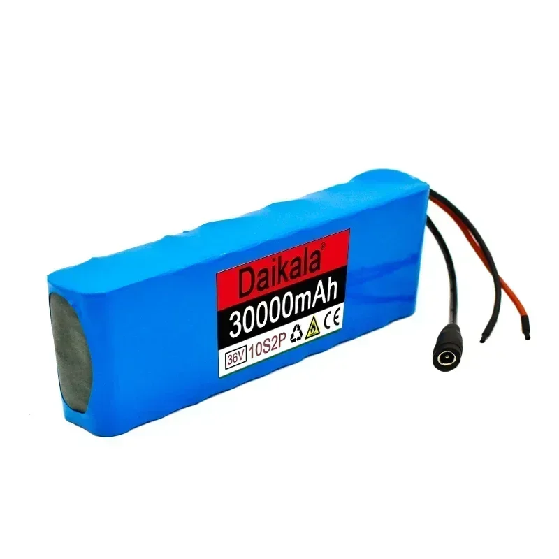 10S2P 36V30000mAh Rechargeable Lithium Ion Battery 42V 500W, Used for Bicycles, Scooters Electric Motorcycle