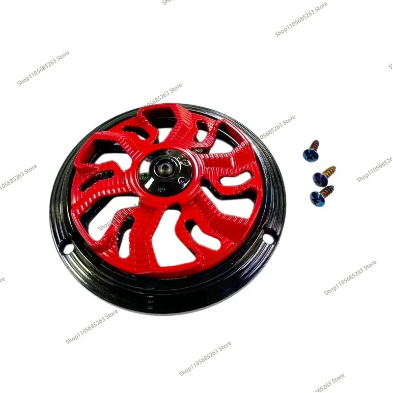 Scooter modification personalized fan cover can be rotated