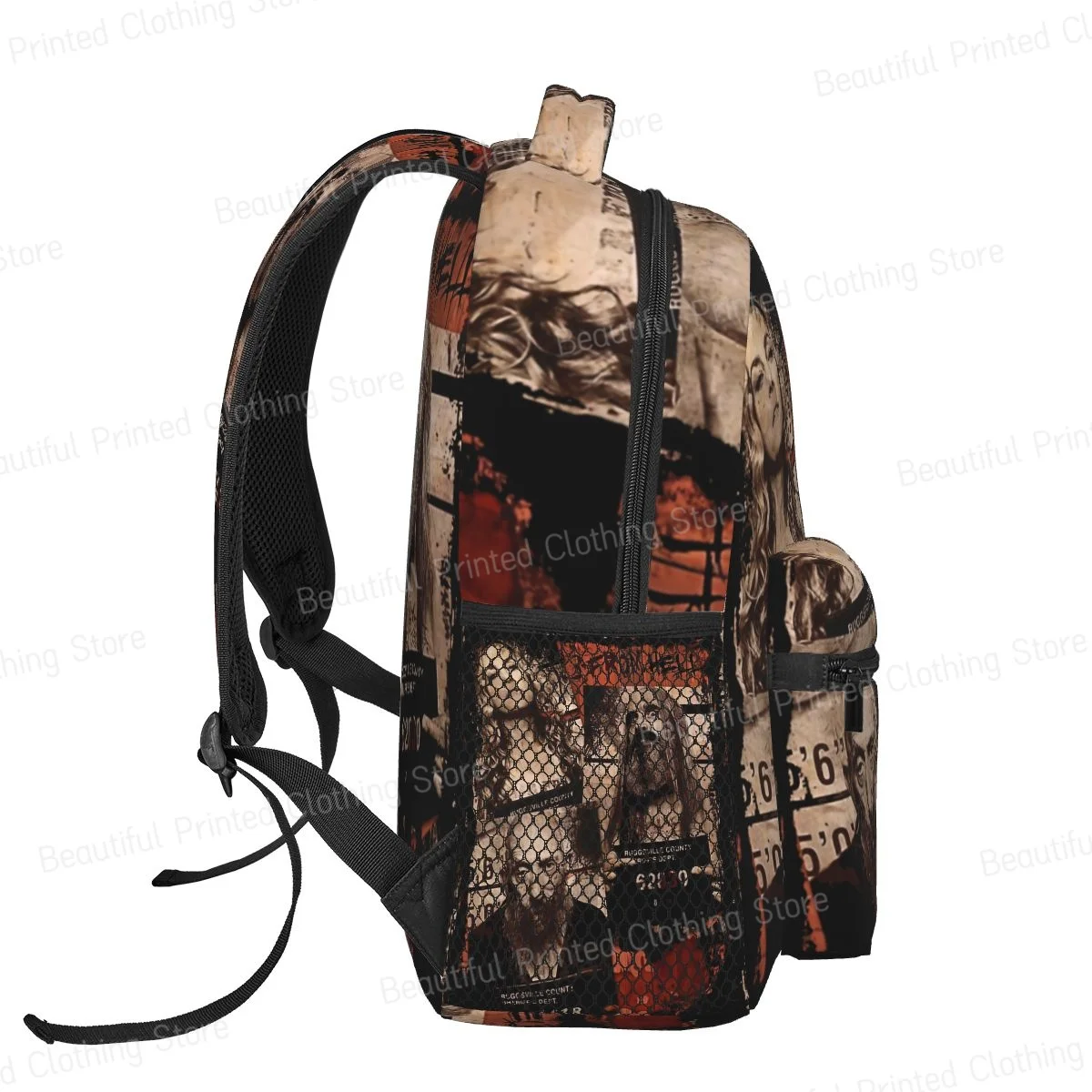 3 From Hell Horror Devil's Rejects Otis Baby Captain Spaulding Versatile Backpack Boys Girls Bookbag Laptop Rucksack Shoulder