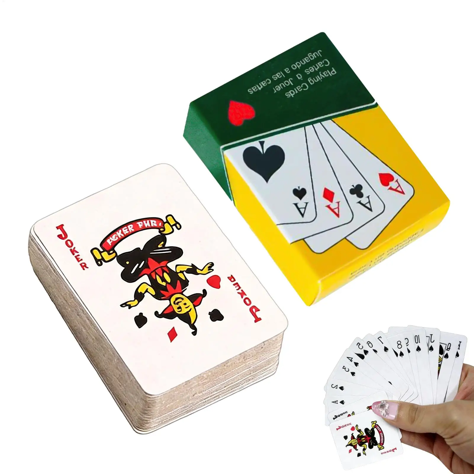 

Мини-карточная игра: портативная настольная игра для путешествий, покер для детей, подростков, взрослых, фокусников, игроков, коллекционеров, путешественников