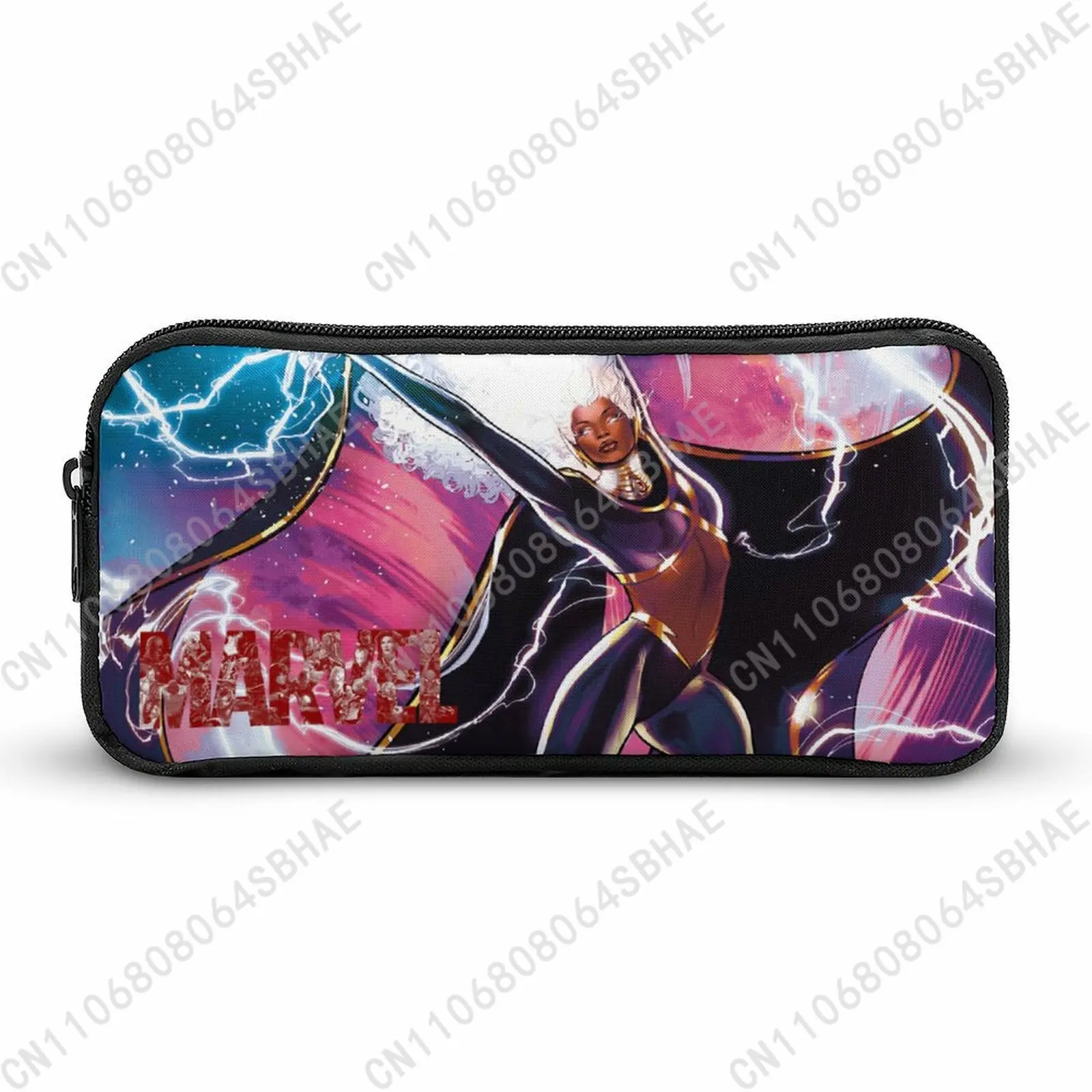 

Marvel Storm Pencil Case Teens Custom Pattern Simple Pen Bag School Stationery Pouch Personalized Zipper Bag Cosplay