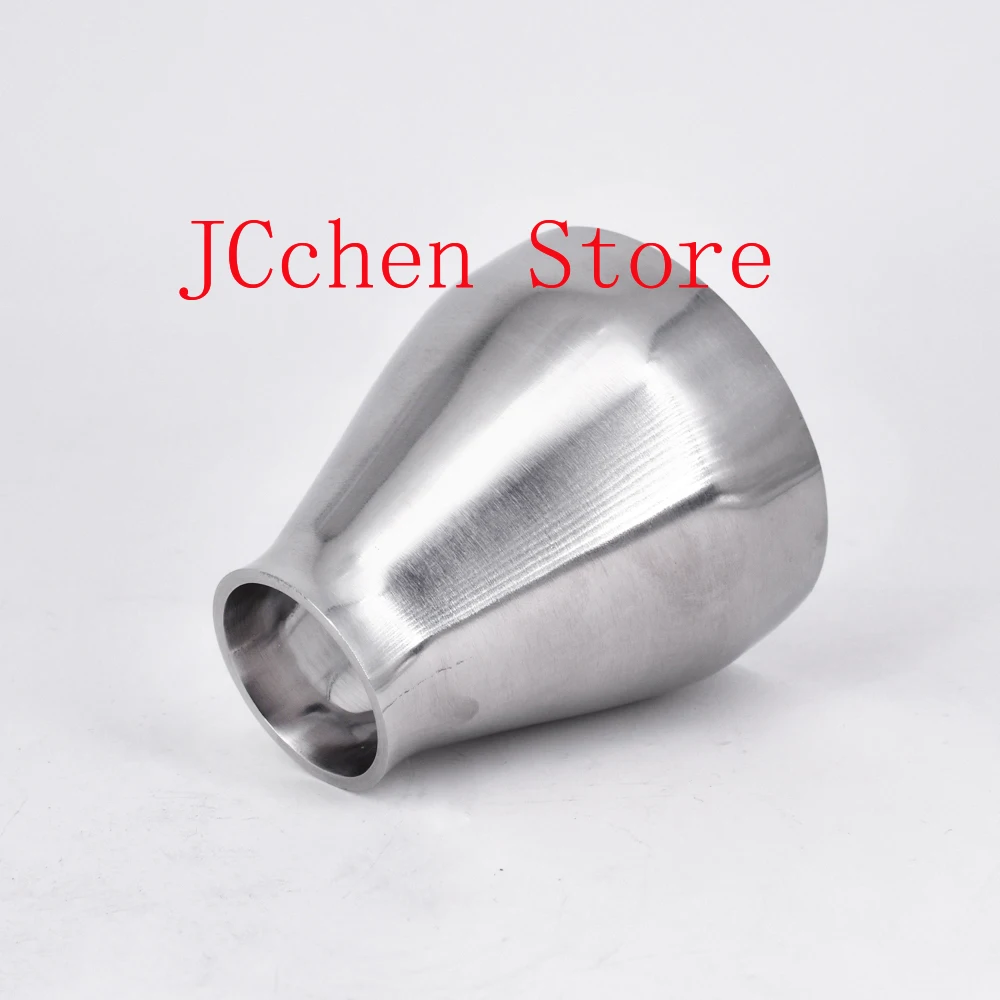 Size 57mm-76mm OD Butt Weld Reducer SUS 304 Stainless Steel Sanitary Welding Pipe Fitting Homebrew Beer Wine