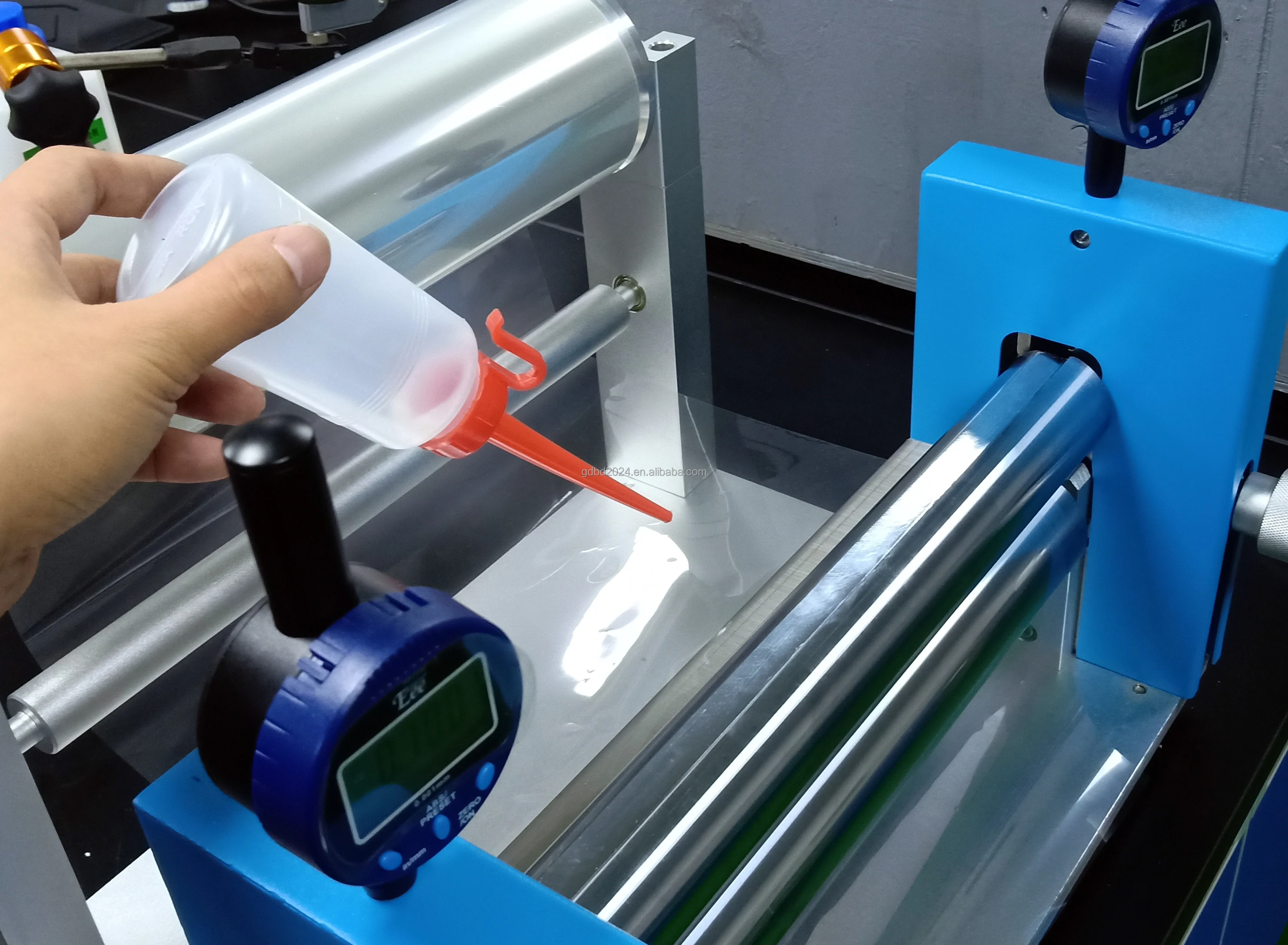 Manual Laboratory Adhesive Tape Coating Machine ,Small Lab Coater /Laboratory Coater/ Lab Coater With Squeegee High Precision