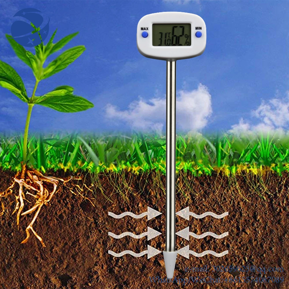 

yyhc Wholesale digital soil hygrometer and thermometer recording the min max with probe