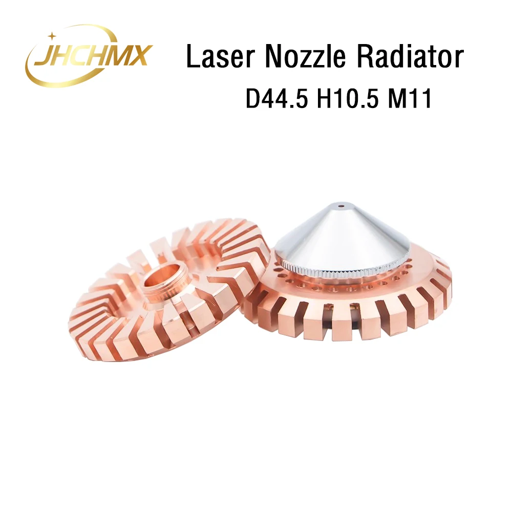 JHCHMX Fiber Laser Cutting Machine Heat Sink Cooling Block Nozzle Radiator D44.5 H10.5 M11 for CHUTIAN WSX Precitec