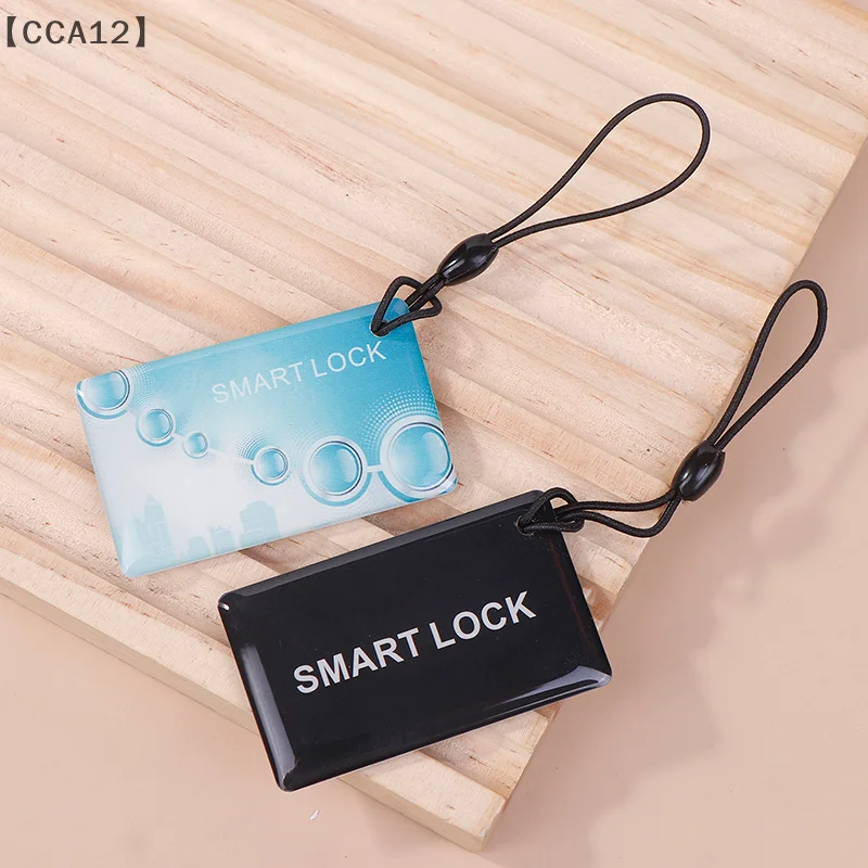 Tuya-電子スマートドアロック,指紋ロック,RFIDロック解除,ICカード,ttlock ble,cca12,13.56mhz,10個