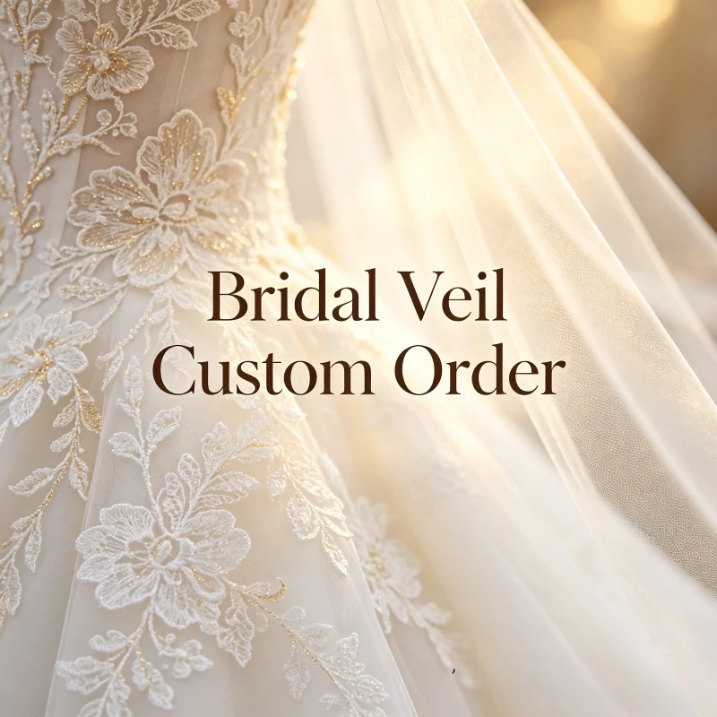 Handmade Custom Bridal Cathedral Veil Special Order Link Wedding Accessories