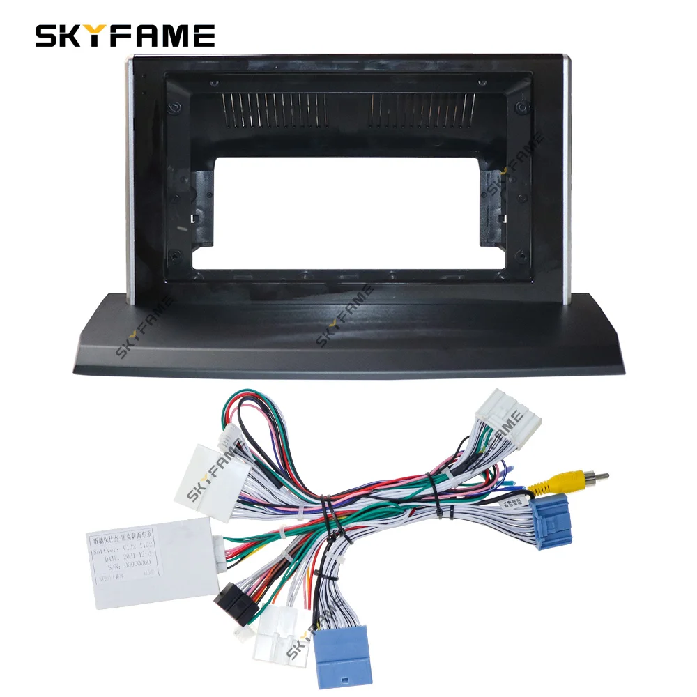SKYFAME Car Frame Fascia Adapter Canbus Box Decoder Android Radio Dash Fitting Panel Kit For Lexus NX NX200