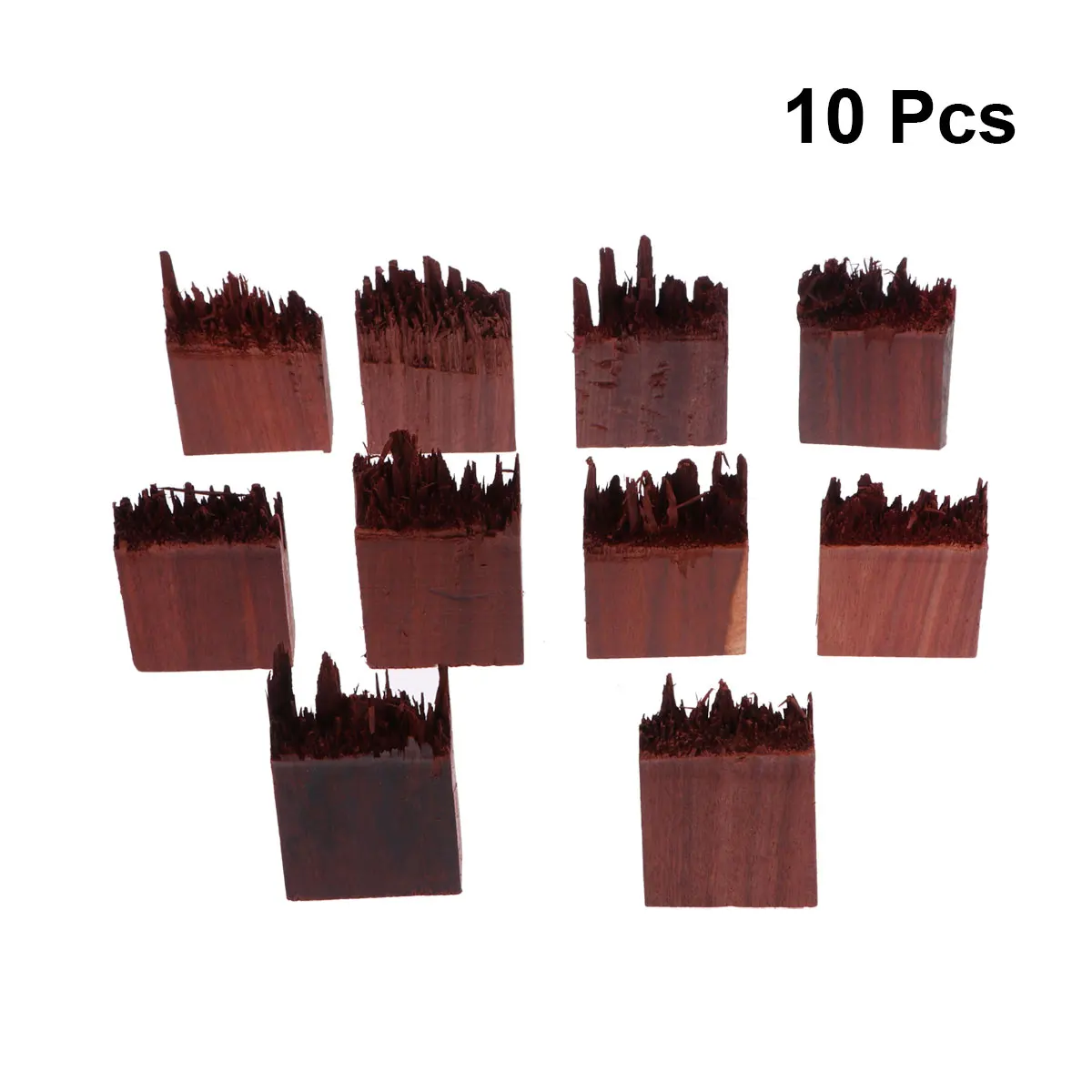

10pcs Crystal Droplet Wooden Materials Durable DIY Crafts Jewelry Necklace Pendant L scape Art Sewing Tools Accessories