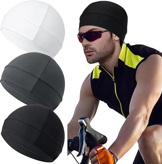 

Unisex Outdoor Sports Helmet Liner Cap, Quick Dry Breathable Sweat Absorbent Running Hat Windproof Sun Protection Headwear