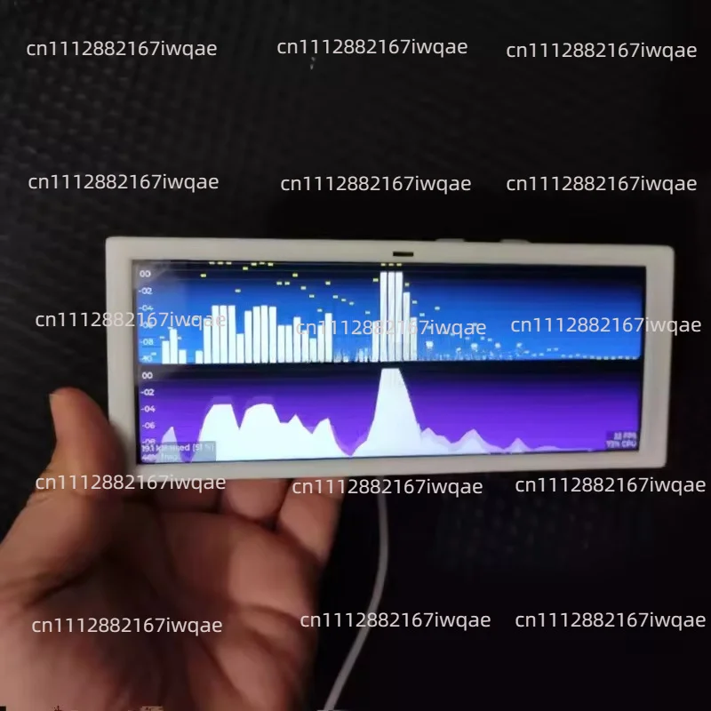 6.2 Inch Car Music Spectrum LCD Display - Voice-Activated Pickup with HDMI Output