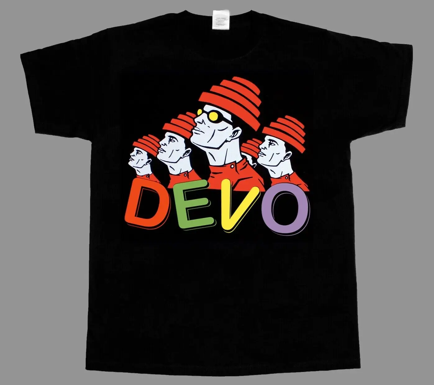 DEVO BAND Rock NEW BLACK T SHIRT S 345XL