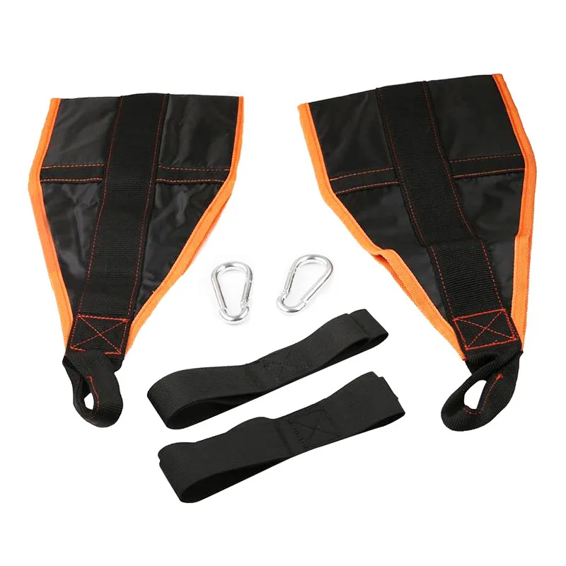 Fitness AB Sling Straps Suspension Resistant Heavy Duty 1 Pair For Pull Up Bar Hanging Leg Raiser Gym Home Fitness Equipment