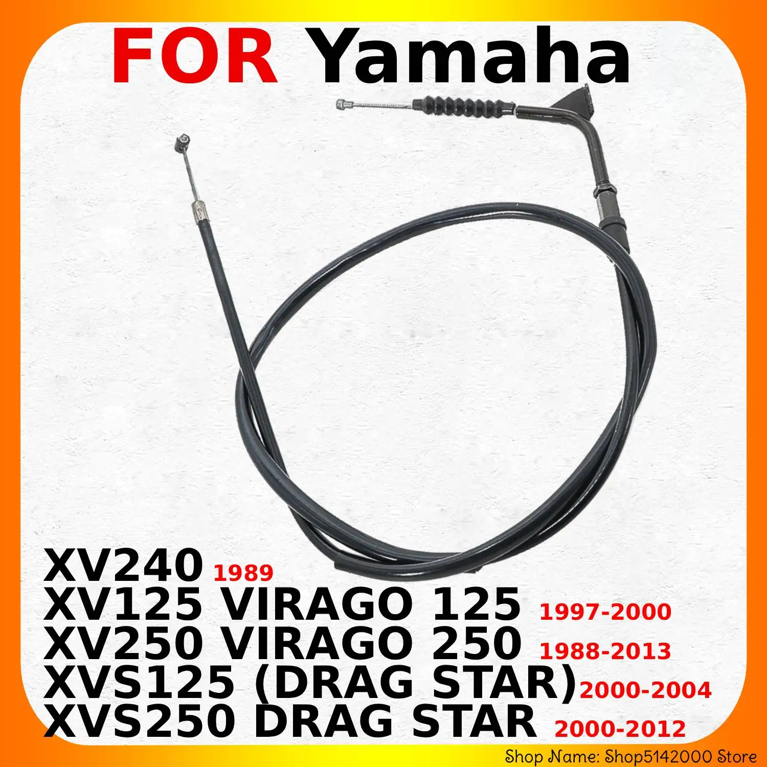 Motorcycle Clutch Cable Steel Wire Line For Yamaha XV125 VIRAGO XV240 XV250 VIRAGO 250 XVS250 DRAG STAR XVS125 (DRAG STAR) Parts