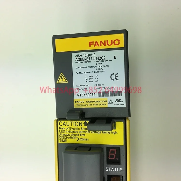 

Used Servo Drive A06B-6117-H302 Amplifier Module For CNC Machine