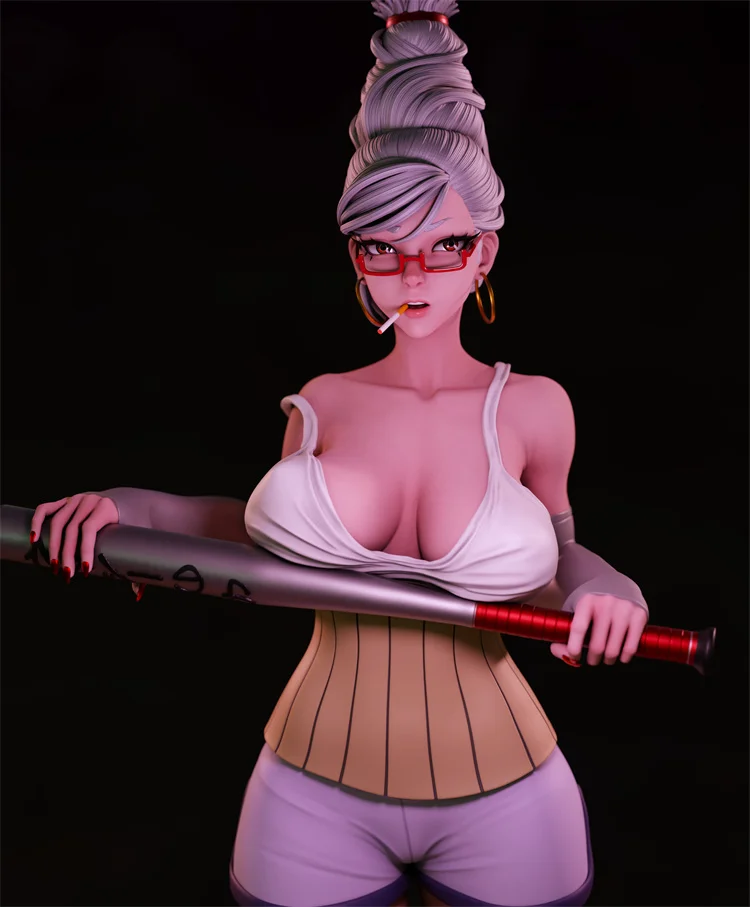 LinDeekin D94 Kit garage 3D personalizzati Figura non verniciata Modelli GK Puzzle in resina bianca smontato di modelli di personaggi