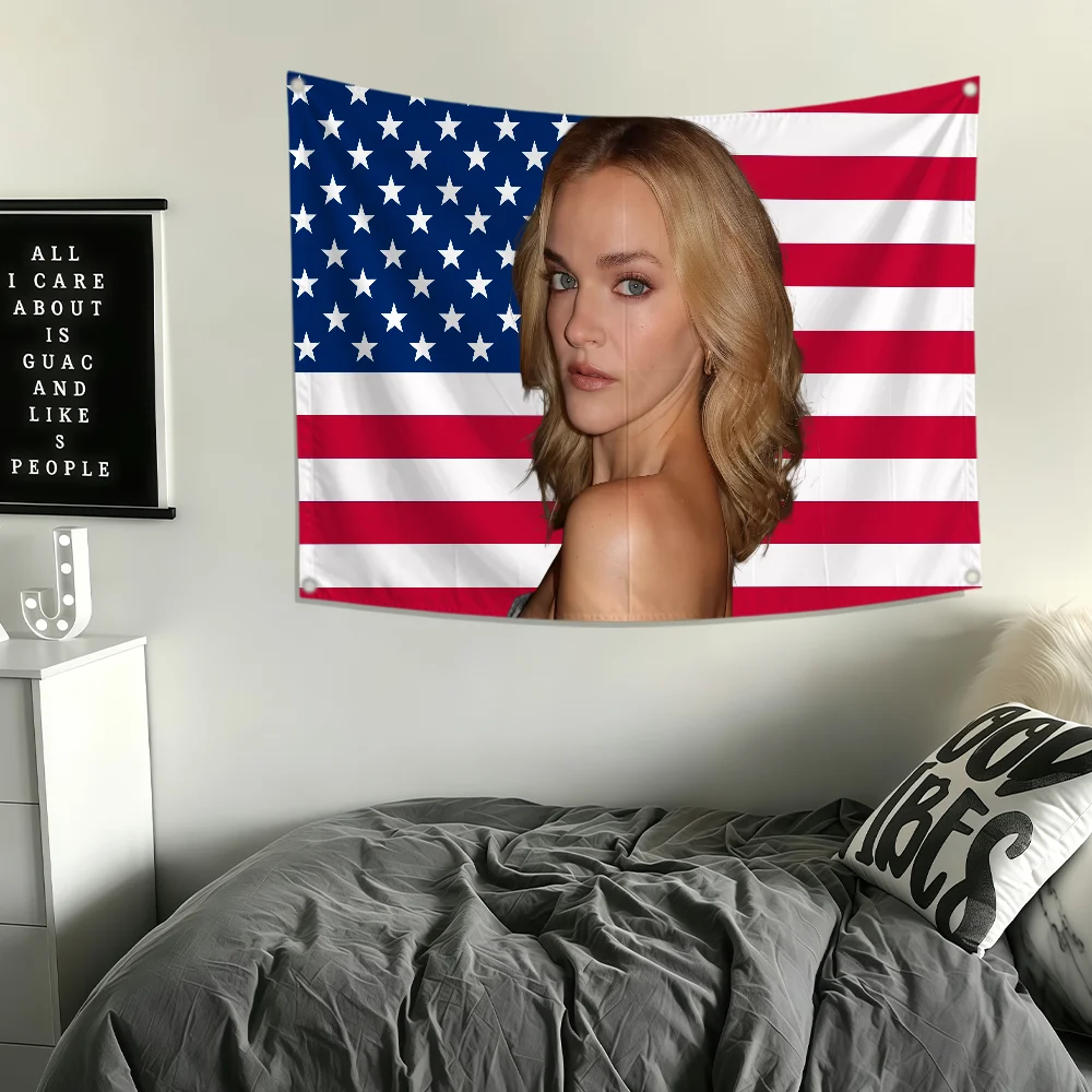 Actor M-Madeline Brewer Flag Polyester Printing Banner For Bedroom Living Bar Garden Garage Wall Art Out Door Decoration