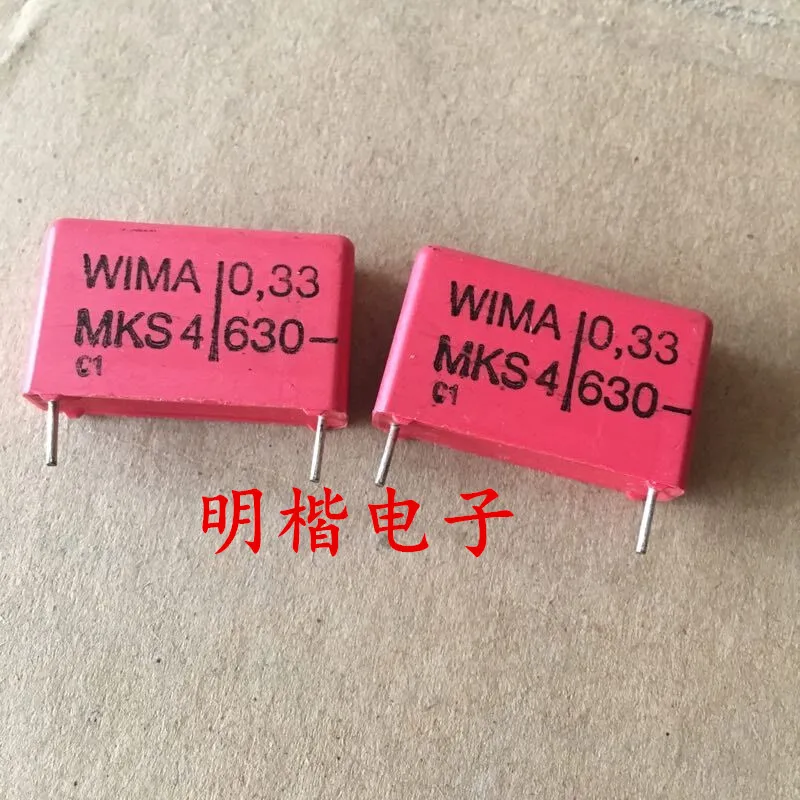 

20 шт./50 шт. конденсатор WIMA MKS4 630 В 0,33 мкФ 334 630 В 330nf шаг 22,5 мм бесплатная доставка