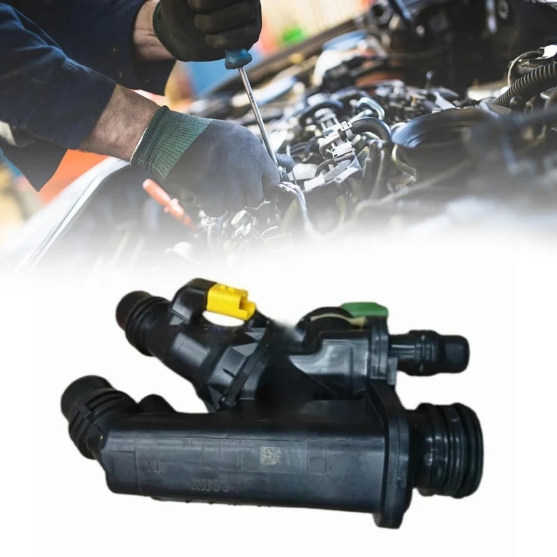 

242D Precise Thermal Efficient Engine Cooling Outlet Component Designed For 4008 R83 E43 1.6T Vehicle ABS Material 9827818480
