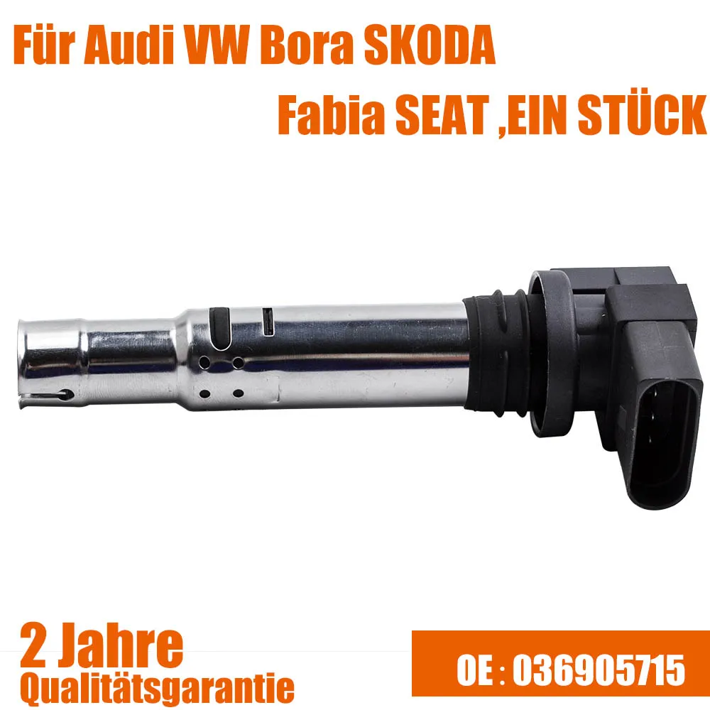 Brand new Ignition Coil for  AUDI A2 A3 for SKODA FABIA OCTAVIA for VOLKSWAGEN BEETLE  036905100 036905715G