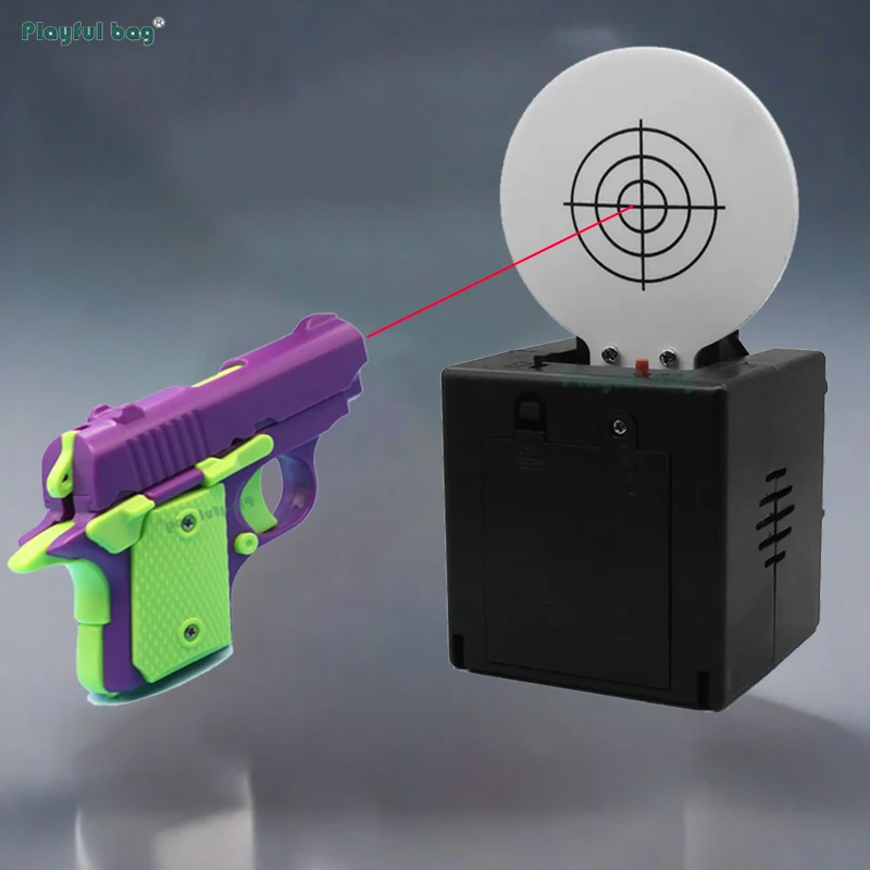 2024 New Induction laser target Auto-reset Laser toy guns Shoot training targets The best gift for parent-child interactive game