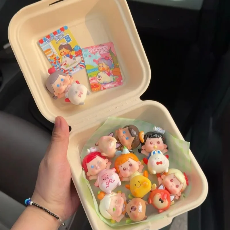 

New Desktop Decoration Original Jojoy Cute Riding Group Mini Mystery Box Cute Car Office Christmas Gift Trendy Play Model Toy