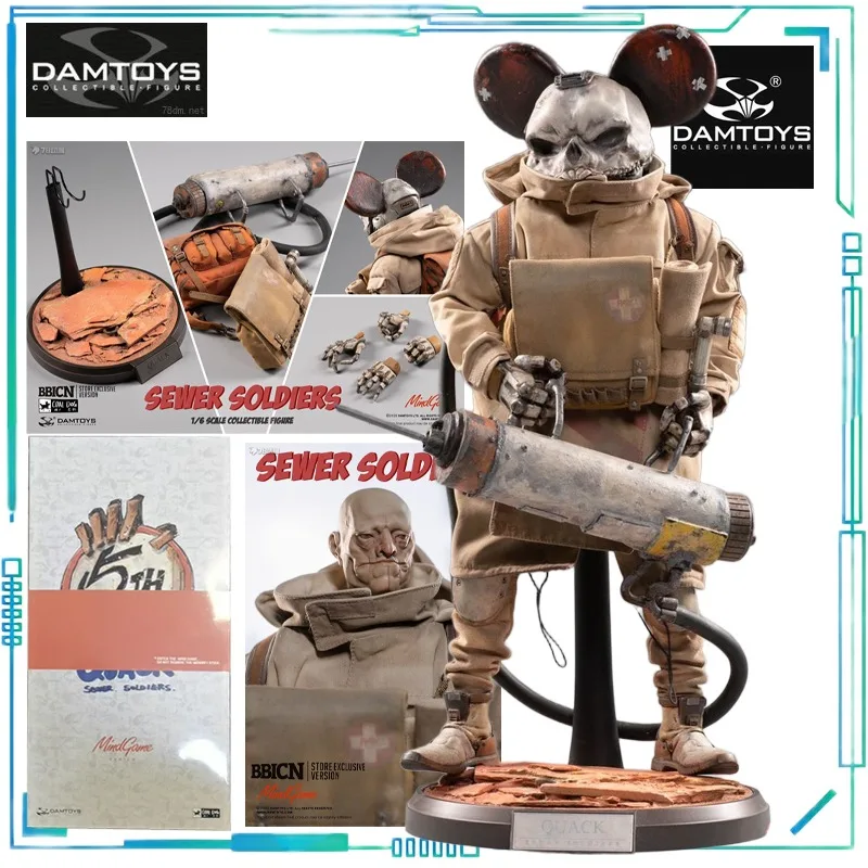 

DAMTOYS натуральная мобильная серия кукол MINDGAME серии канализационный воин Quack Doctor 1/6 подвижная готовая модель продукта изысканные игрушки