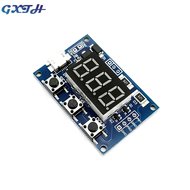 DC5-30V Micro Usb 5V Độc Lập PWM Máy Phát Điện 2 Dual Cách Kỹ Thuật Số Chu Kỳ Nhiệm Vụ Tần Số Xung Ban mô Đun