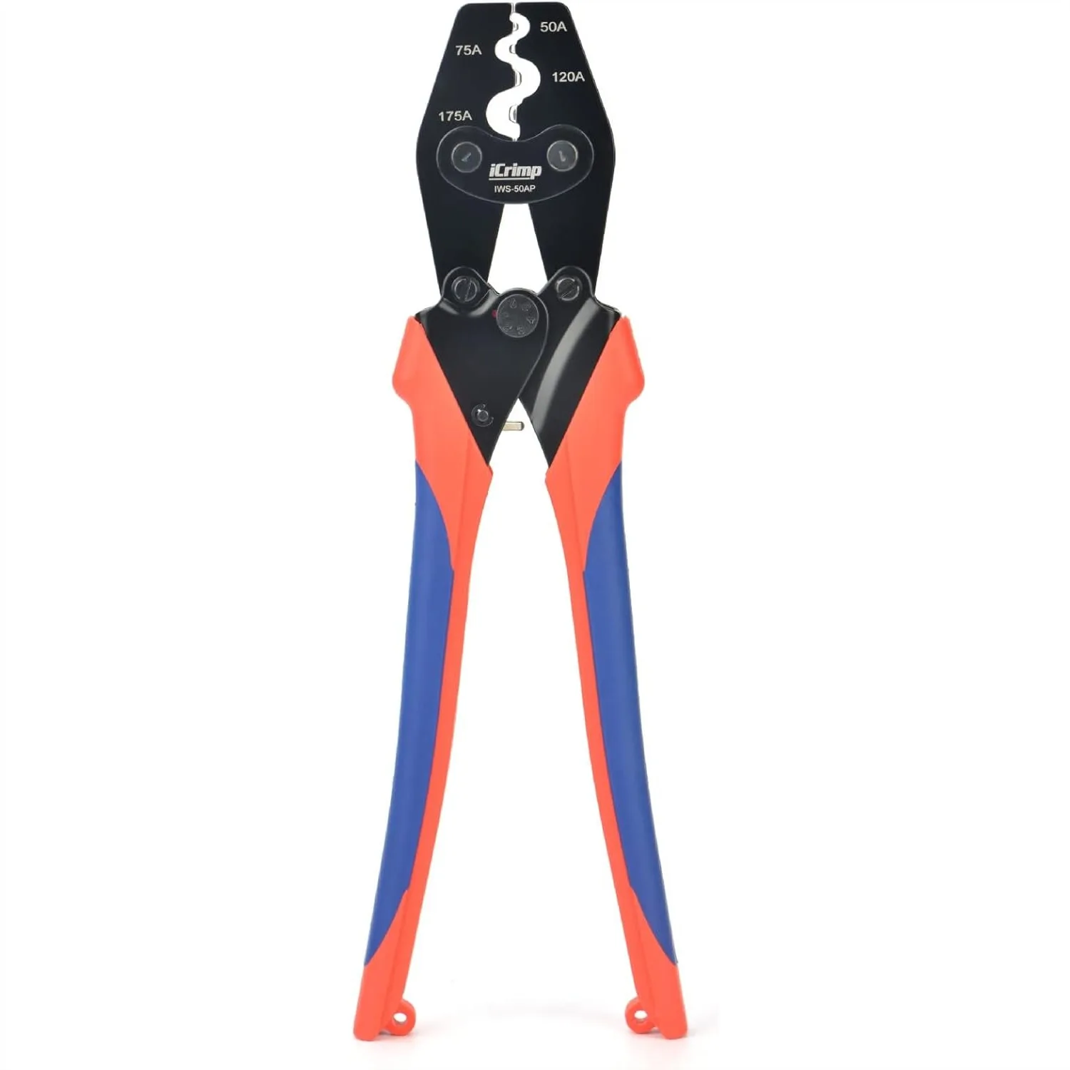 

Battery Cable Crimping Tool for Anderson SB50 SB120 SB175 & Power 50A 75A Connectors, AWG 8-1/0 Lugs, Ratcheting Crimper