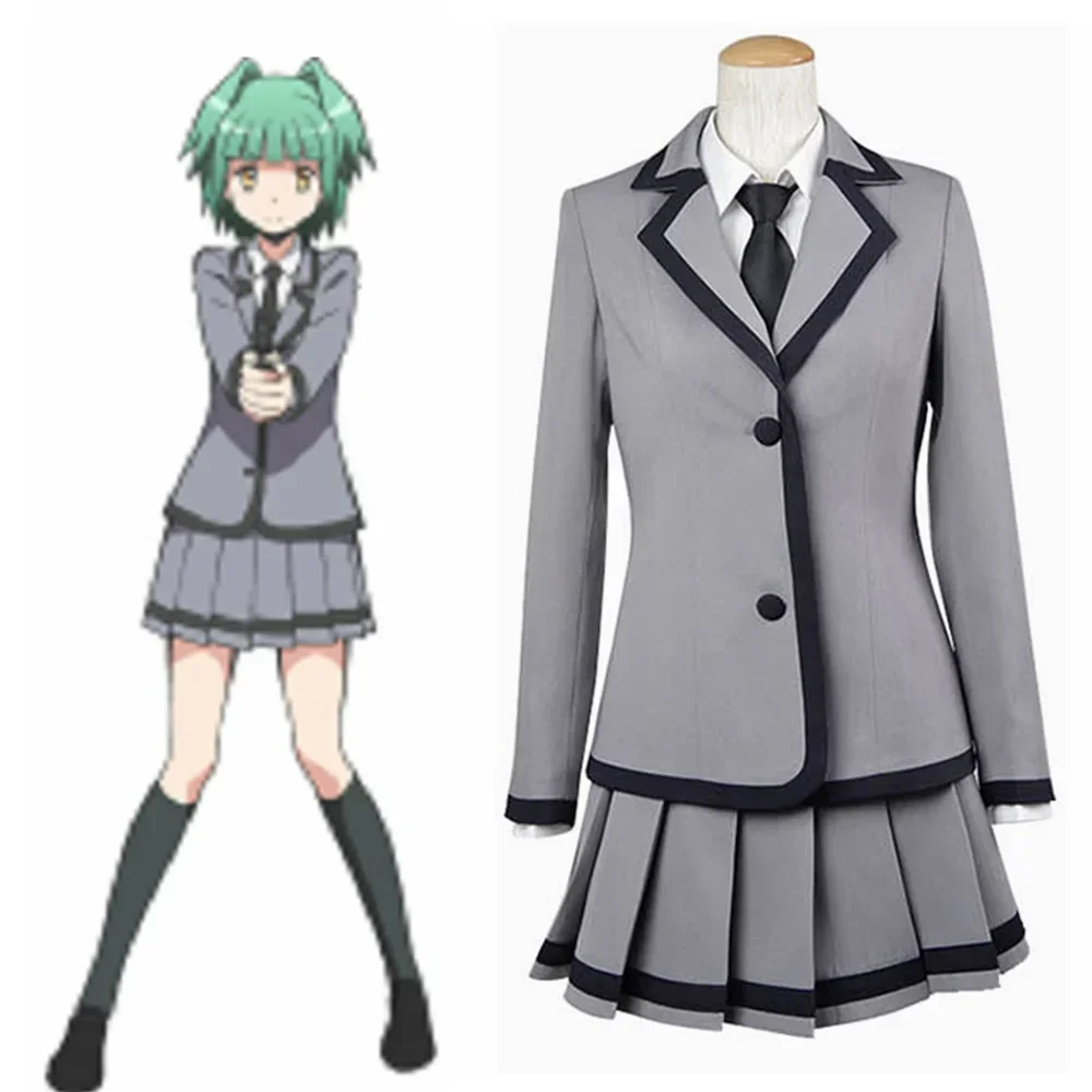 

2025 модные новые костюмы унисекс в стиле аниме Cos Assassination Classroom Kayano Kaede, костюмы для косплея, наряд на Хэллоуин, Рождество, униформа, костюмы