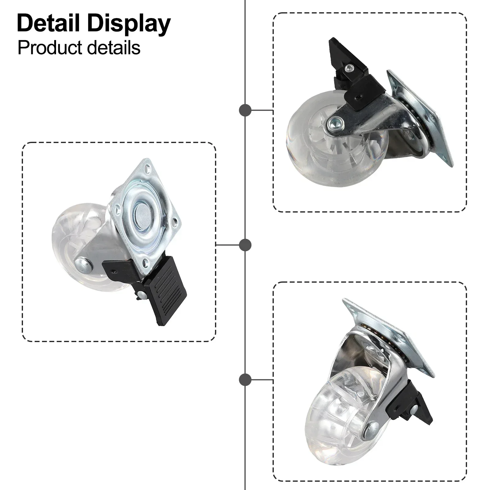 

Brake Wheel Caster Wheels Crib Wheels For Showcase Hardware Accwessory Heavy Equipment Wheels Furniture Accessories