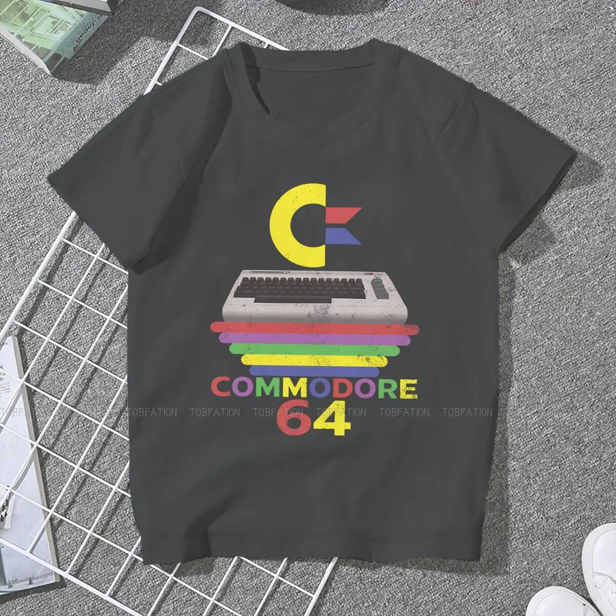 Retro 4XL TShirt for Girl Commodore 64 Computer Top Quality Gift Idea  T Shirt Stuff Hot Sale