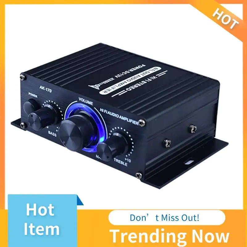 

Цифровой стереофонический усилитель звука B68A 12V Mini 400W HIFI для радио и домашнего кинотеатра AK170