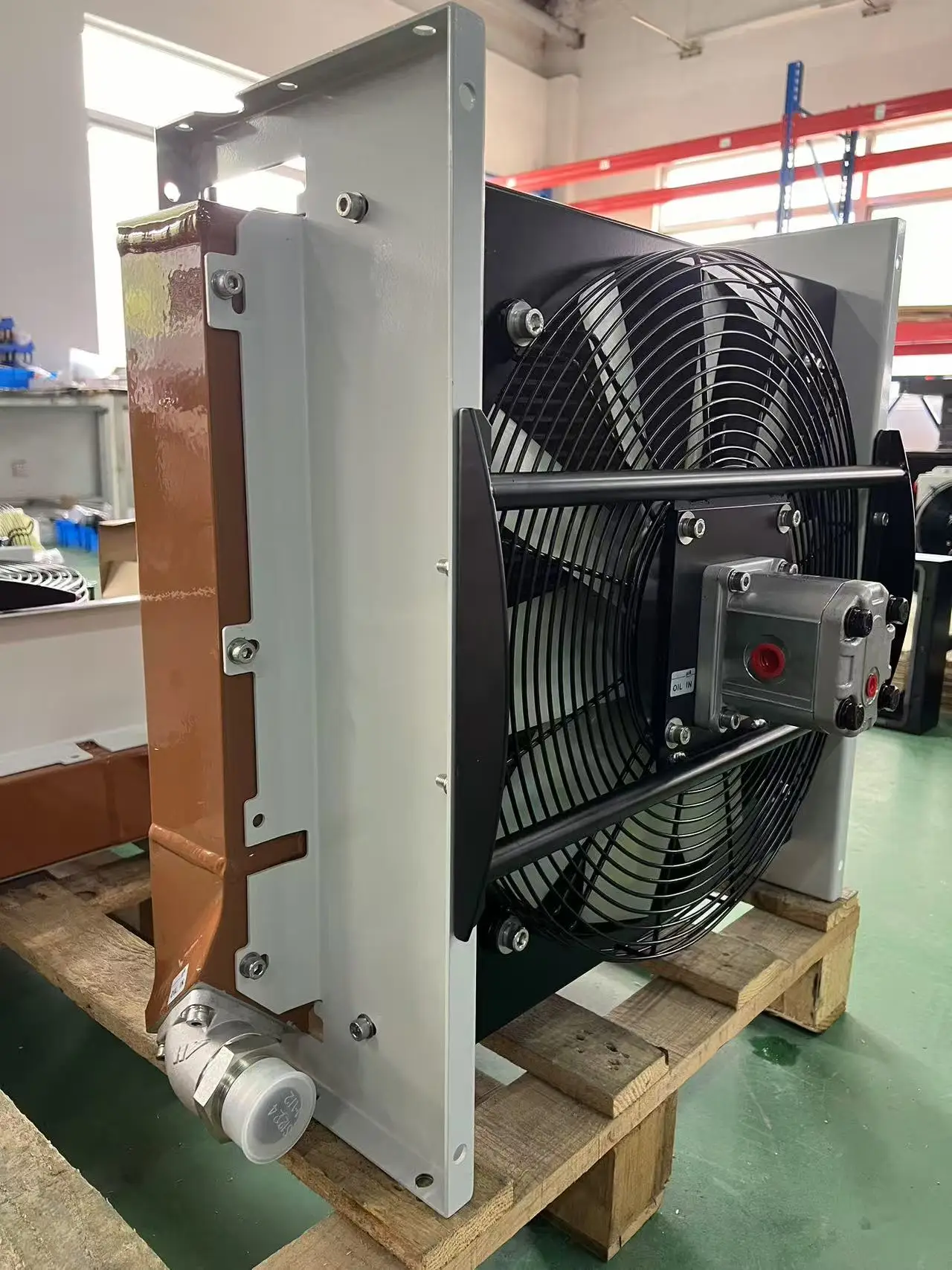 Custom Aluminum Liquid Hydraulic Plate Heat Exchanger Complete Assembly with Core Motor and Pump Components