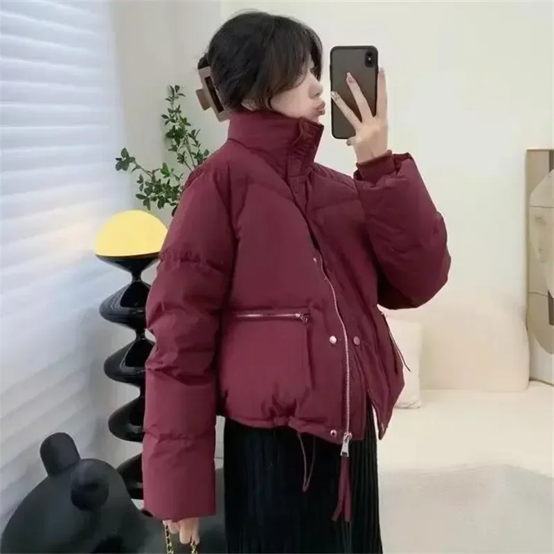 

2024 Winter puffer jacket Women Fashion Short Warm Jacket Sustans Padded Parkas for Women outerwear coats Cotton Down Parkas