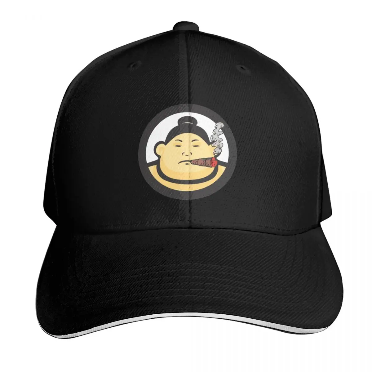 Puff Sumo... Stay Smoky, Stay Chill Baseball Cap Curved Brim Classic Fit Low Profile Unstructured Unisex for Men Women
