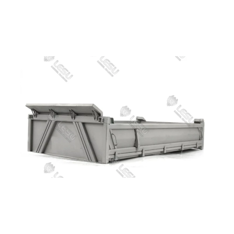 RC 1/14 LESU Metall-Schaufelkasten für Tamiya Hydraulikbagger Lader Muldenkipper für SCANIA MAN VOLVO Tripper DIY-Teile – Detail 1