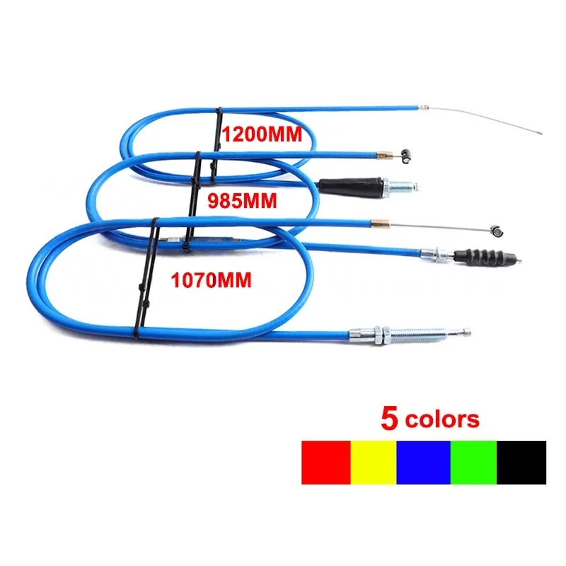 

950MM 985MM 1070MM 1200MM Throttle Clutch Cable Throttle Cable for Pit Dirt Bike XR50 CRF50 CRF70 KLX 110 125 SSR TTR BBR