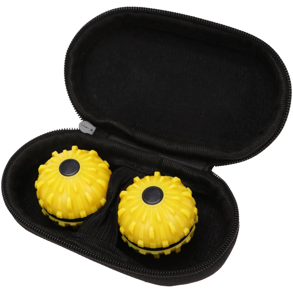 

1 шт. антистрессовый мяч-спиннер для снятия давления, массажер для пальцев, для снятия стресса, для расслабления рук, пластиковый, желтый