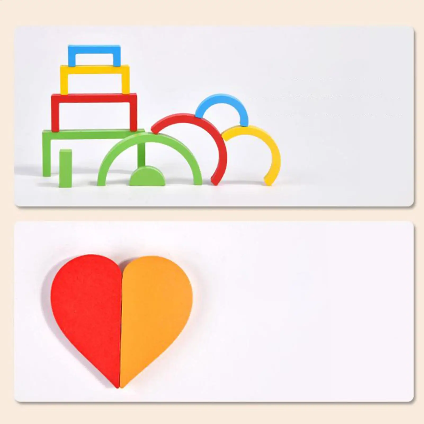 유아를 위한 컬러 퍼즐 유아 퍼즐 기하학적 활동 학습 발달을 위한 게임 유치원 교육 유치원