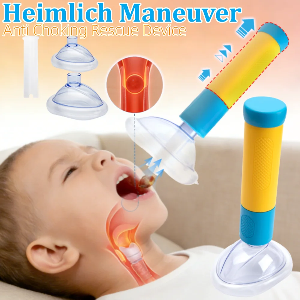 First Aid Kit Choking Respiratory Anti Asphyxia Face Mask Artificial Emergency Adults & Children 2 Size Home Rescue Anti Choking