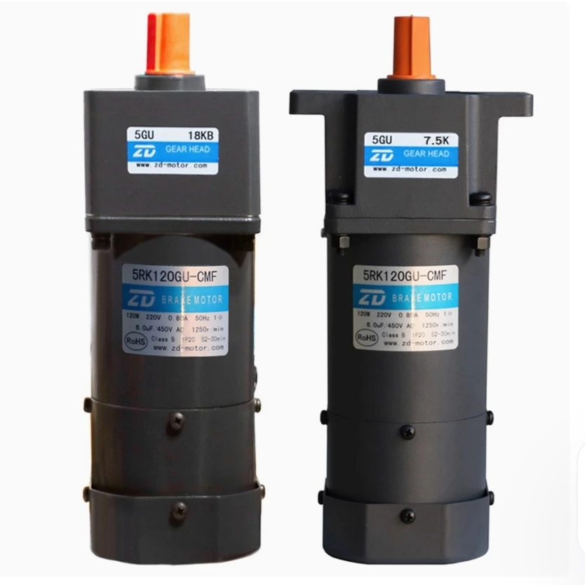 

120w Brake Motor Upper And Lower Plate conveyor Belt Dedicated Brake Motor 5RK120GU-CMF 5GU3--750K