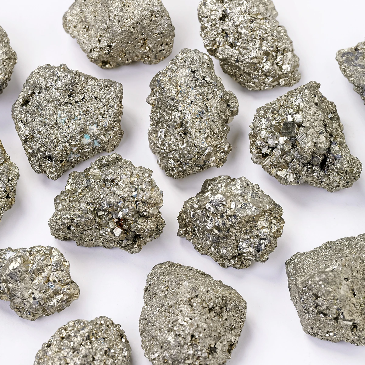 50g/Bag Natural Chalcopyrite Ore Irregular Size Metal Gemstone Humanities Popularization Specimen Healing Crystal Gift