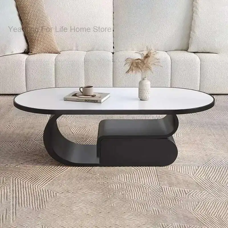 

Luxury Aesthetic Coffee Table Modern Nordic Trendy Design Coffee Table Premium Minimalist Table Basse Salon Home Furniture