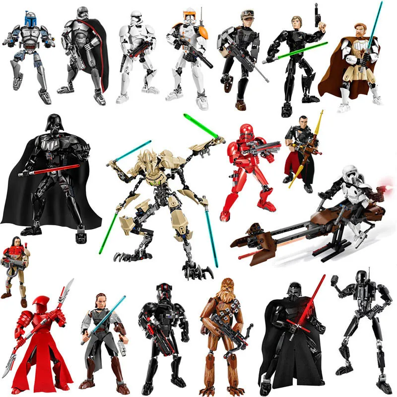 Vader Cavalry Children Educational Toys Ornaments Model Doll Birthday Gift