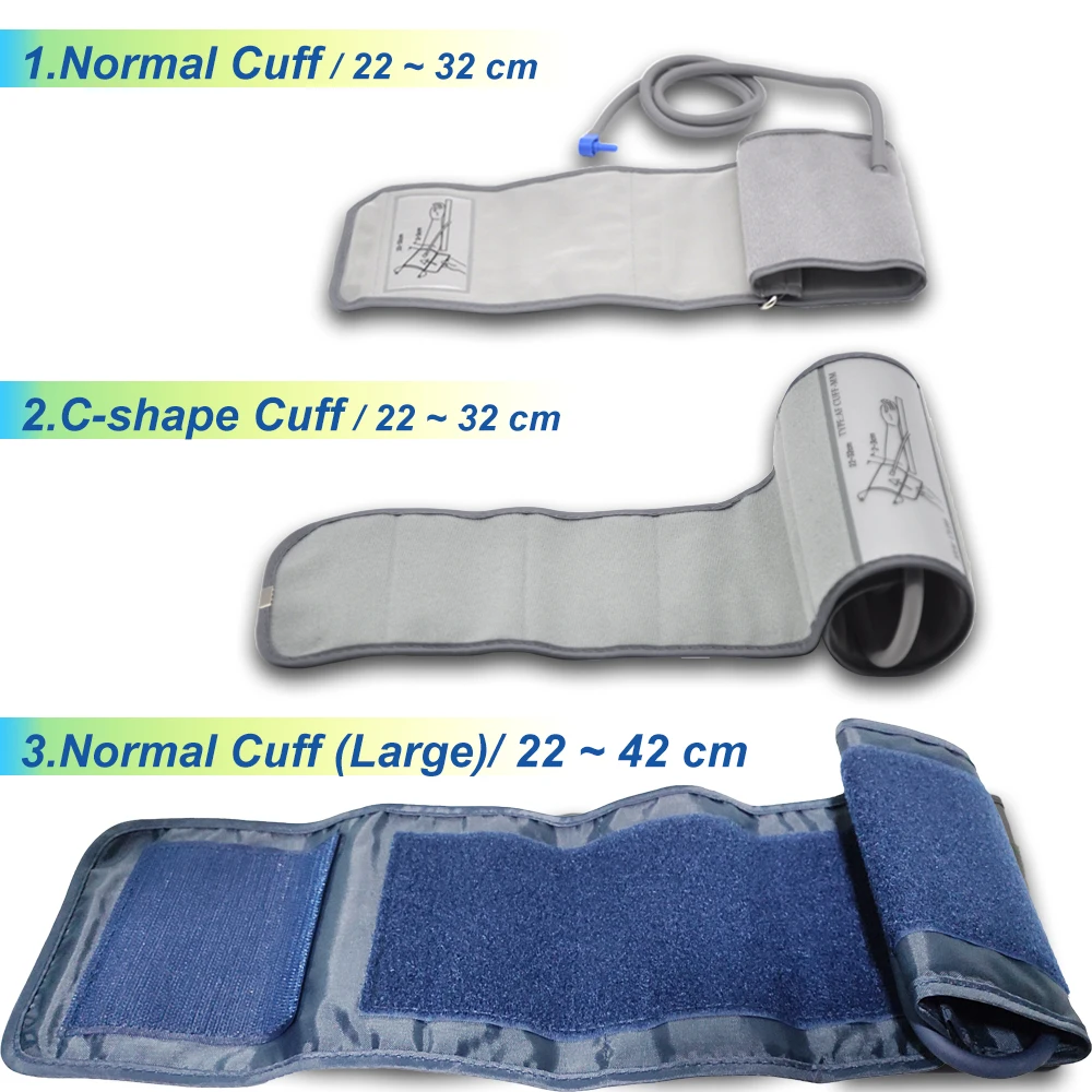 Witleaf Big Size Arm Blood Pressure Cuff for Tonometer Blood Pressure Monitor Sphygmomanometer Medical Adult Arm Cuff 22-42cm